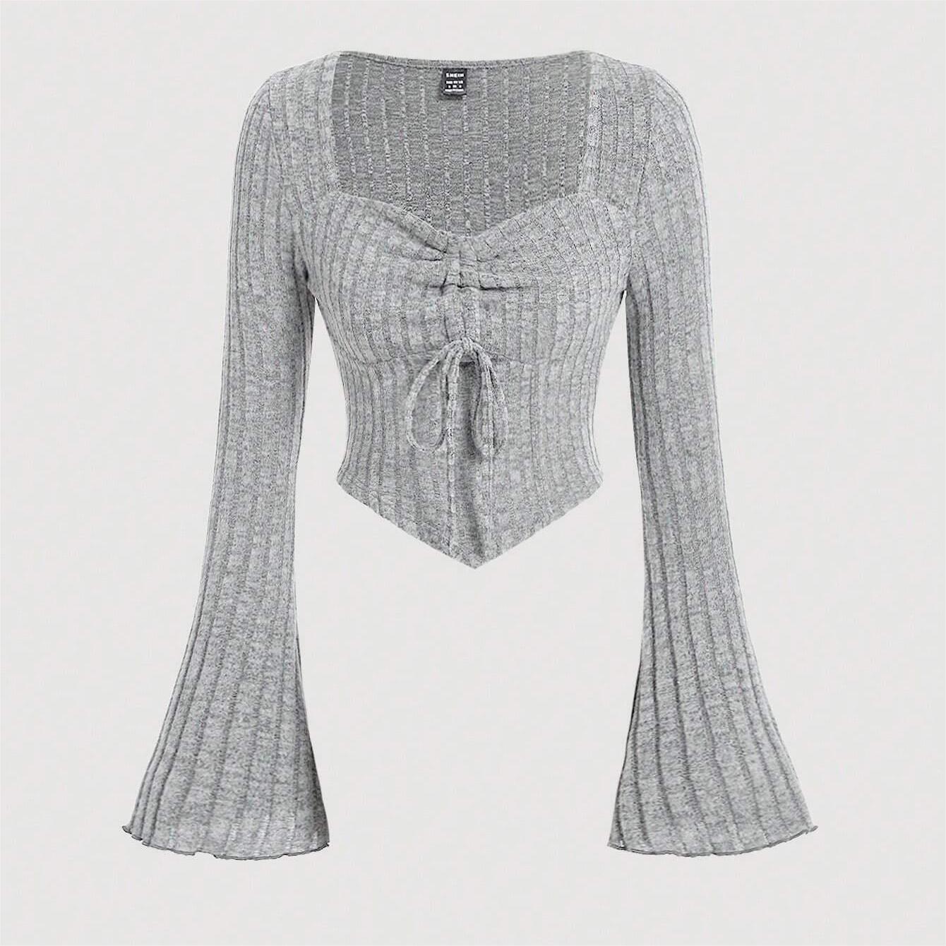 2024 Spring Women's Off Shoulder Sweater