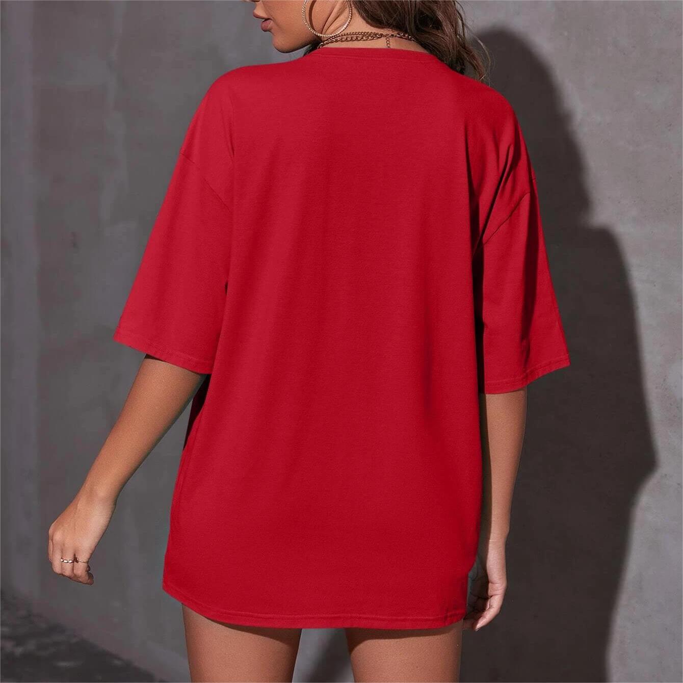 Letter Graphic Drop Shoulder Tee
