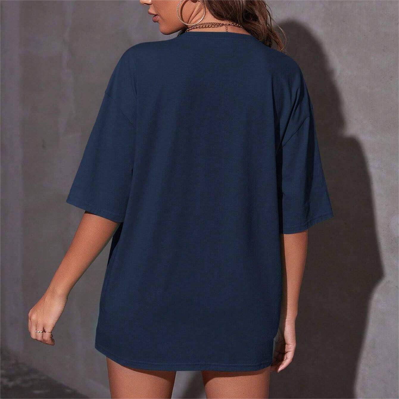 Letter Graphic Drop Shoulder Tee