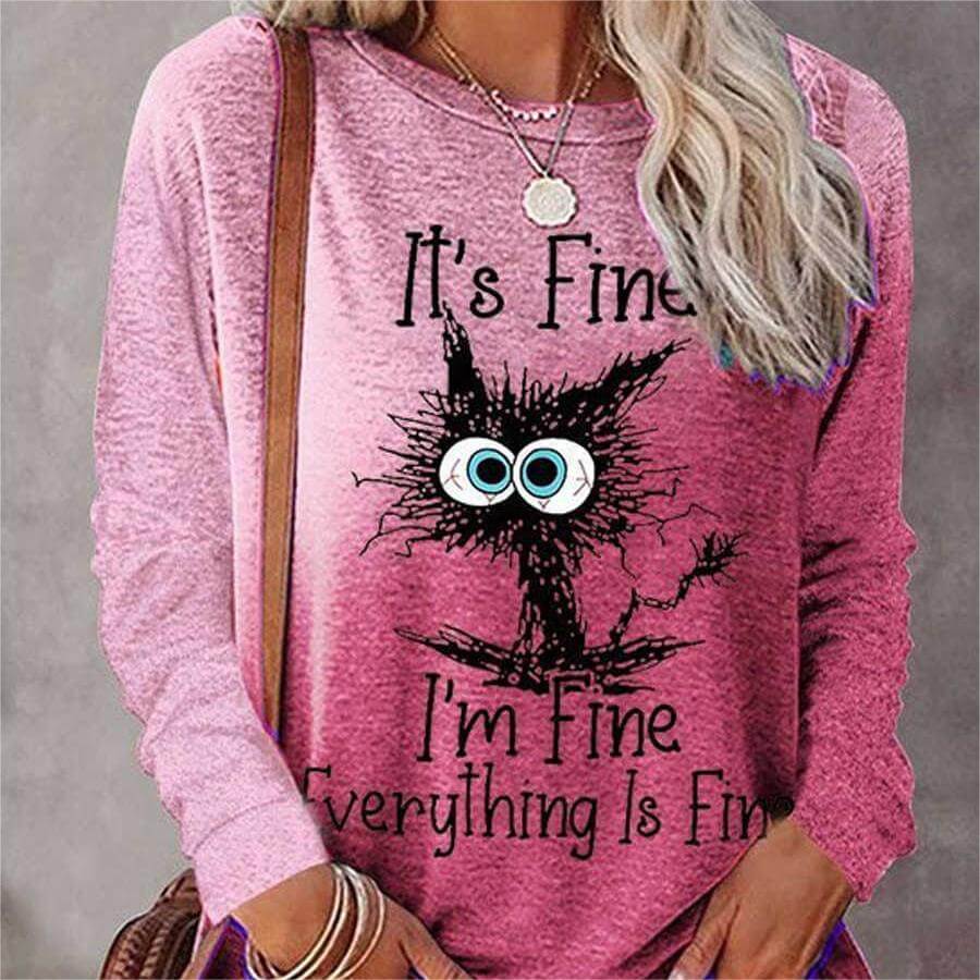 Halloween Printed Crew Neck Sweatshirt
