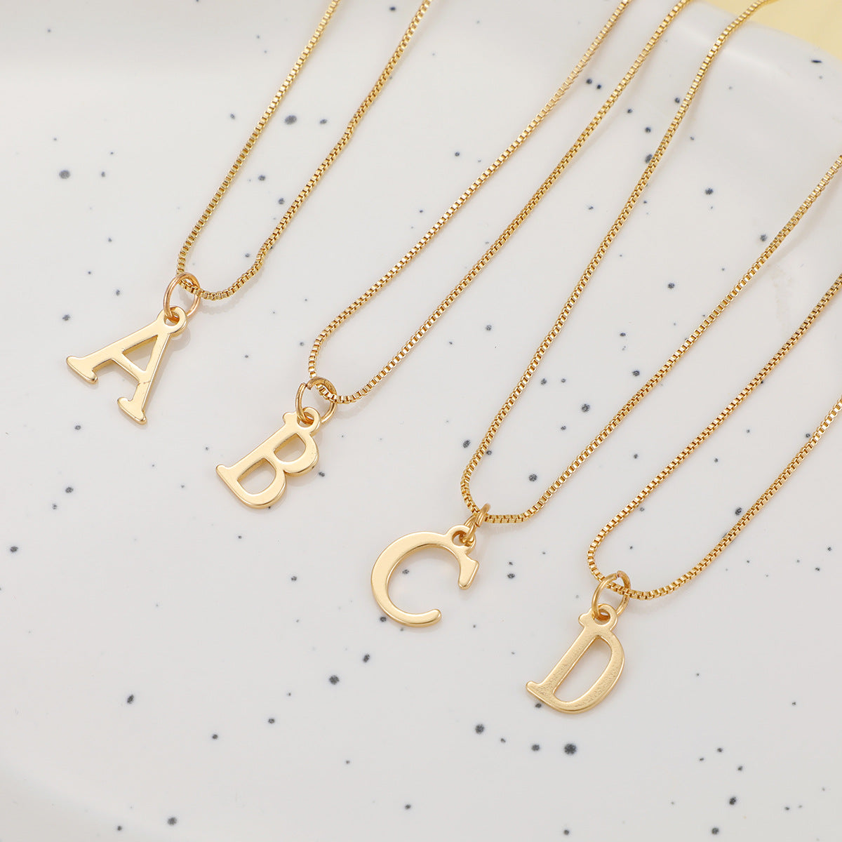 14k Gold Plated A-Z Letter Necklace Pendant for Women, Cute Personalized Jewelry, Non-Fading & Hypoallergenic, Perfect for Teens & Young Girls