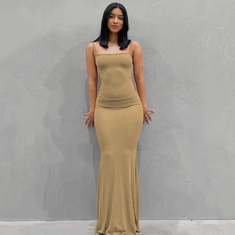 Casual Slim Halter Home Dresses Long