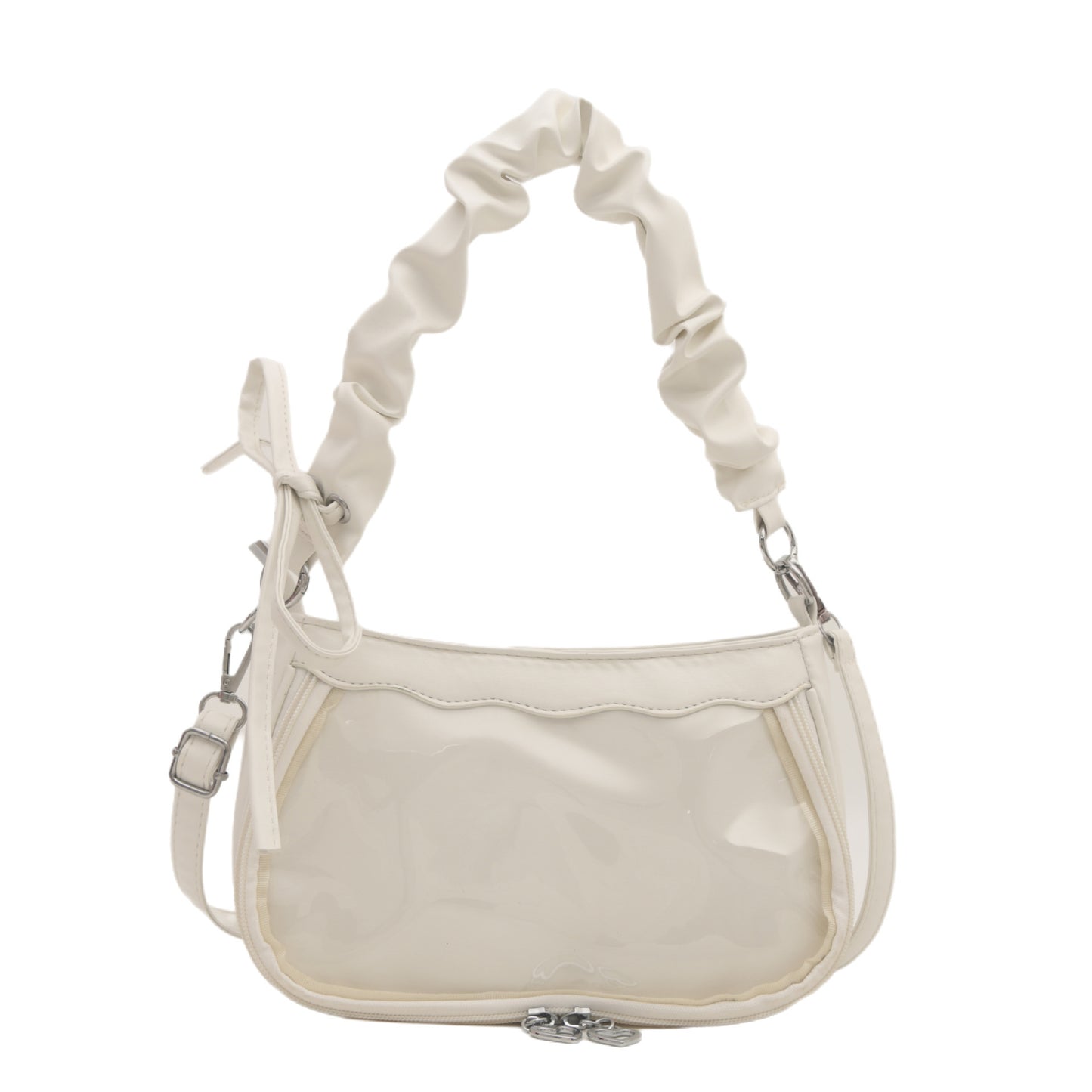 Sweet Ita Bag for Women | Tie-Dye Gradient | 2025 New Arrivals | Pleated Shoulder Bag | Trendy Y2K Style | PU Crossbody Purse