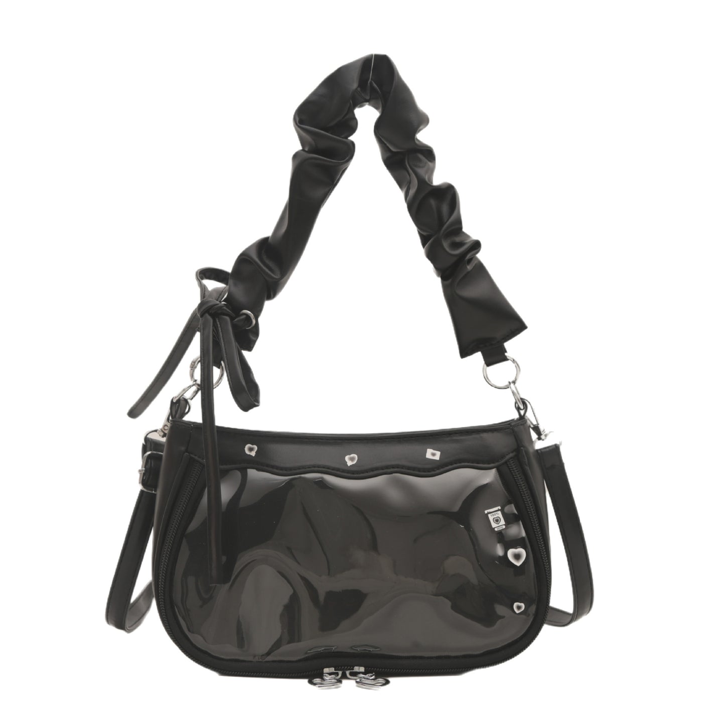Sweet Ita Bag for Women | Tie-Dye Gradient | 2025 New Arrivals | Pleated Shoulder Bag | Trendy Y2K Style | PU Crossbody Purse