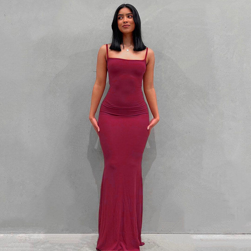 Casual Slim Halter Home Dresses Long