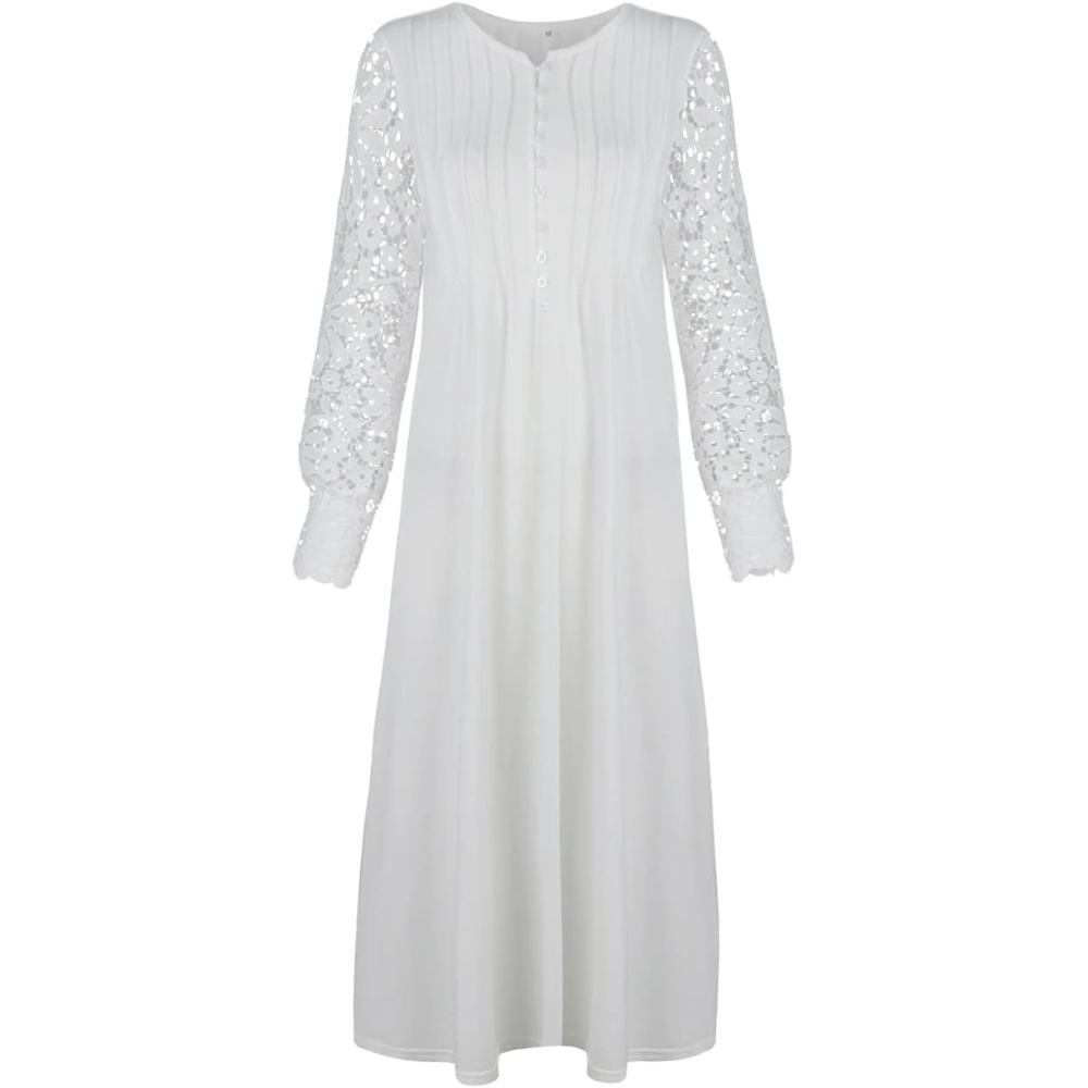 Casual Sexy Lace Patchwork Dress