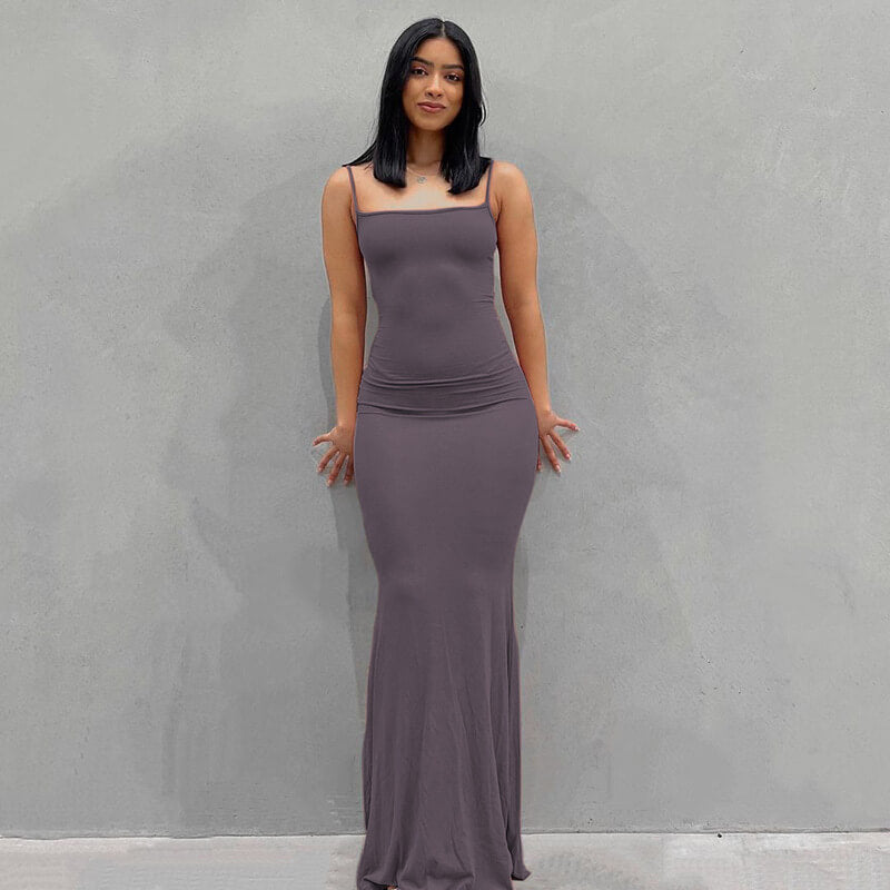 Casual Slim Halter Home Dresses Long