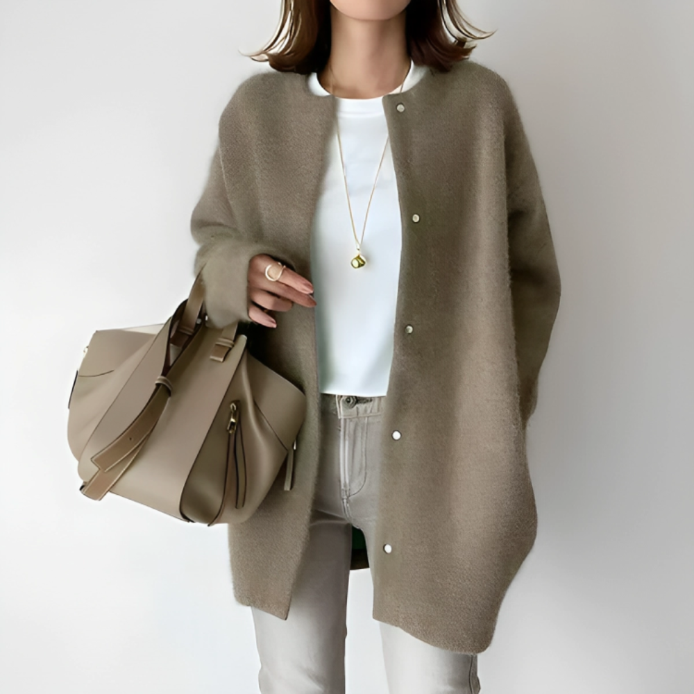Elegant Gerade Mittellangen Outerwear