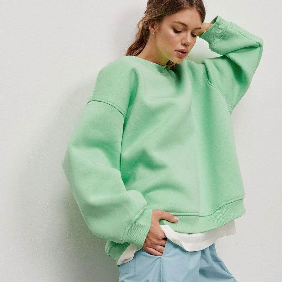 Autumn and Winter Versatile Loose Shaker Sweater