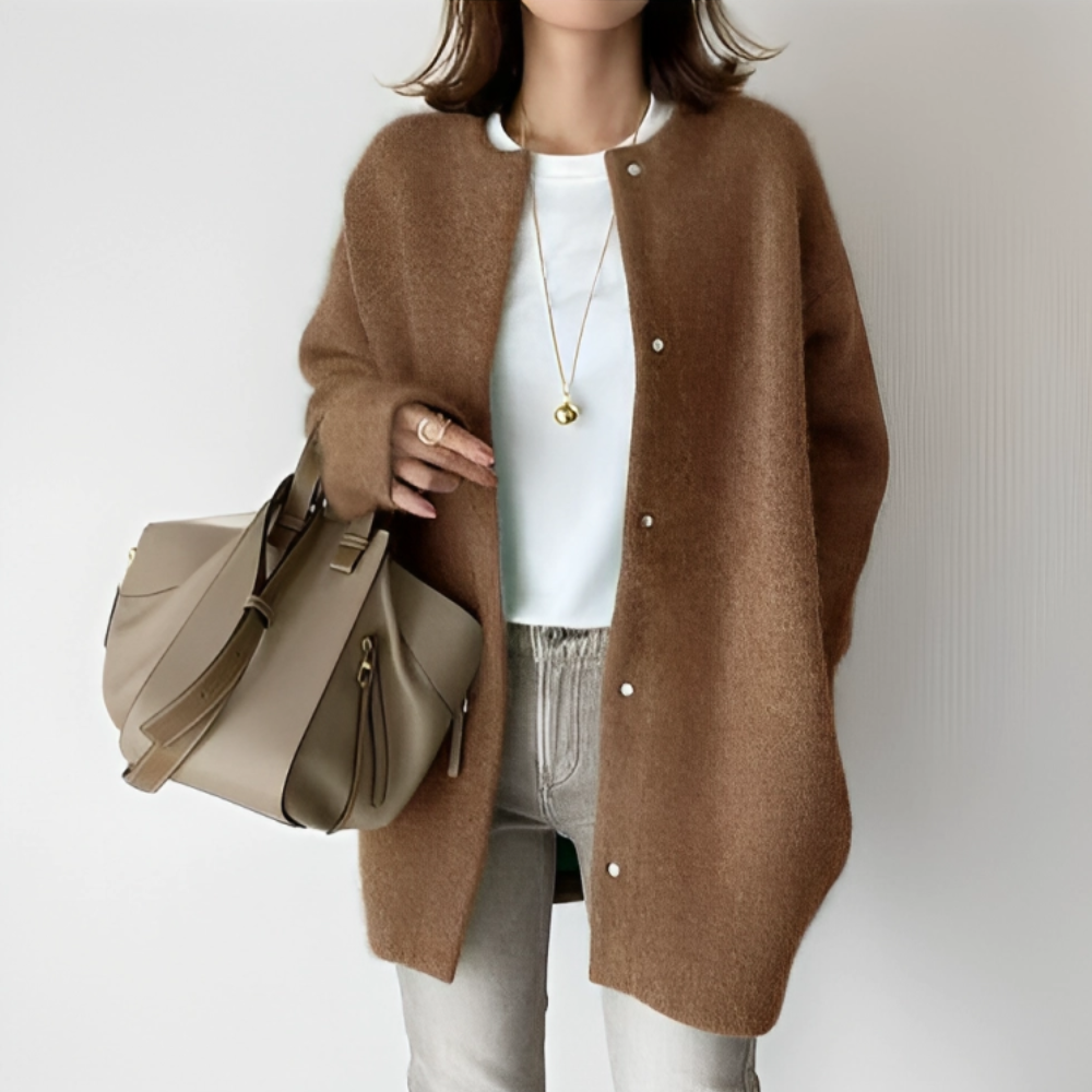 Elegant Gerade Mittellangen Outerwear