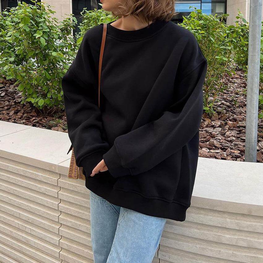 Autumn and Winter Versatile Loose Shaker Sweater