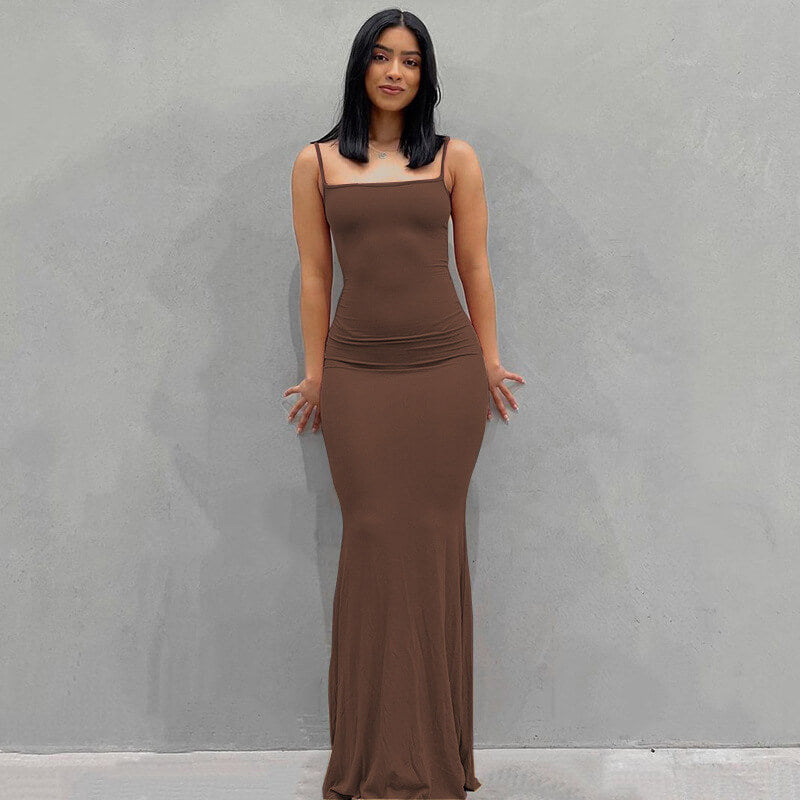 Casual Slim Halter Home Dresses Long