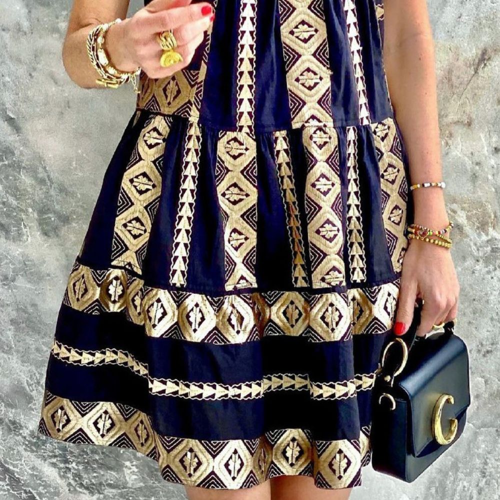 Vintage Summer New Short Dress