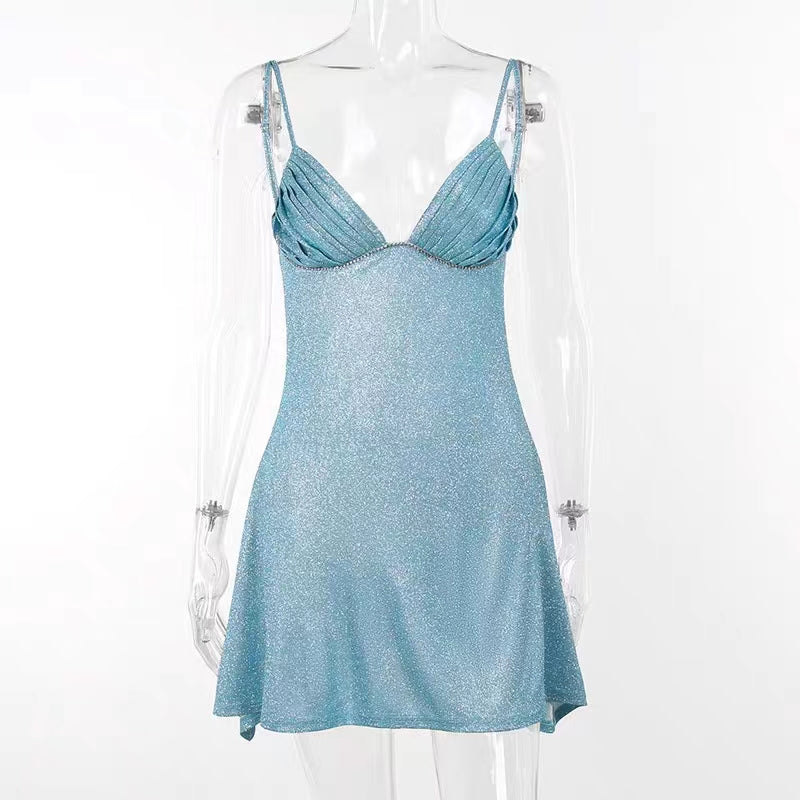 Diamond Chain Glitter Sundress