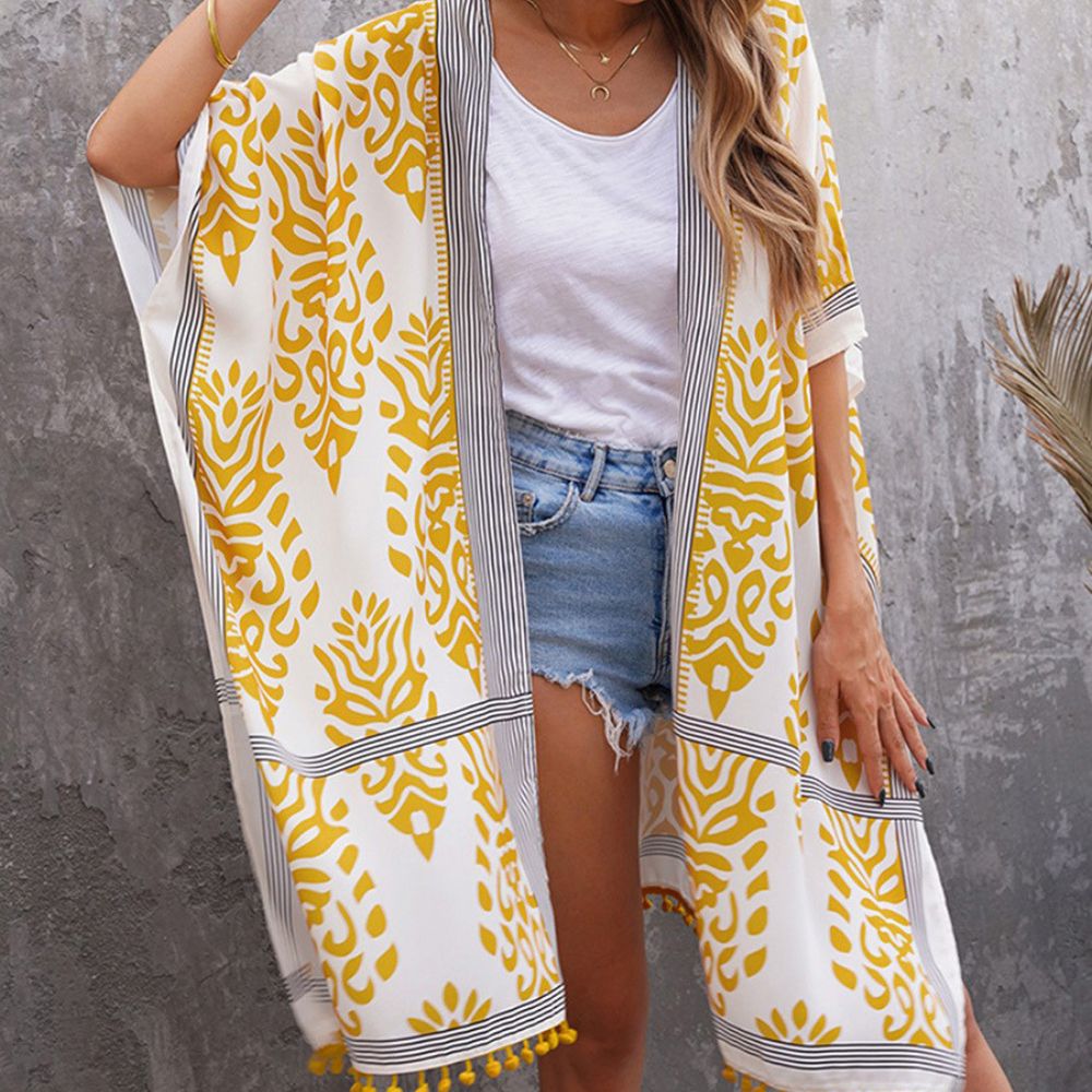 Bohemian Beach Print Overups