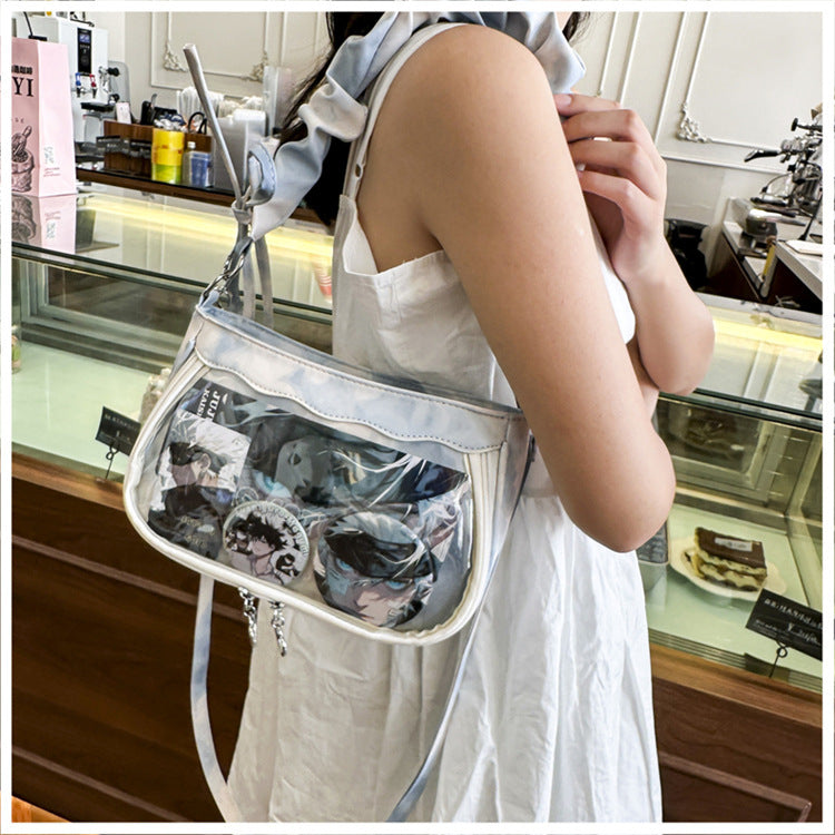 Sweet Ita Bag for Women | Tie-Dye Gradient | 2025 New Arrivals | Pleated Shoulder Bag | Trendy Y2K Style | PU Crossbody Purse