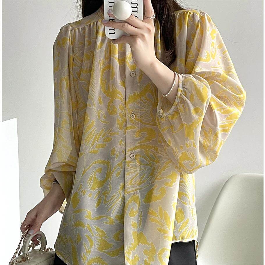 Spring French Vintage Long Sleeve Sun Protector
