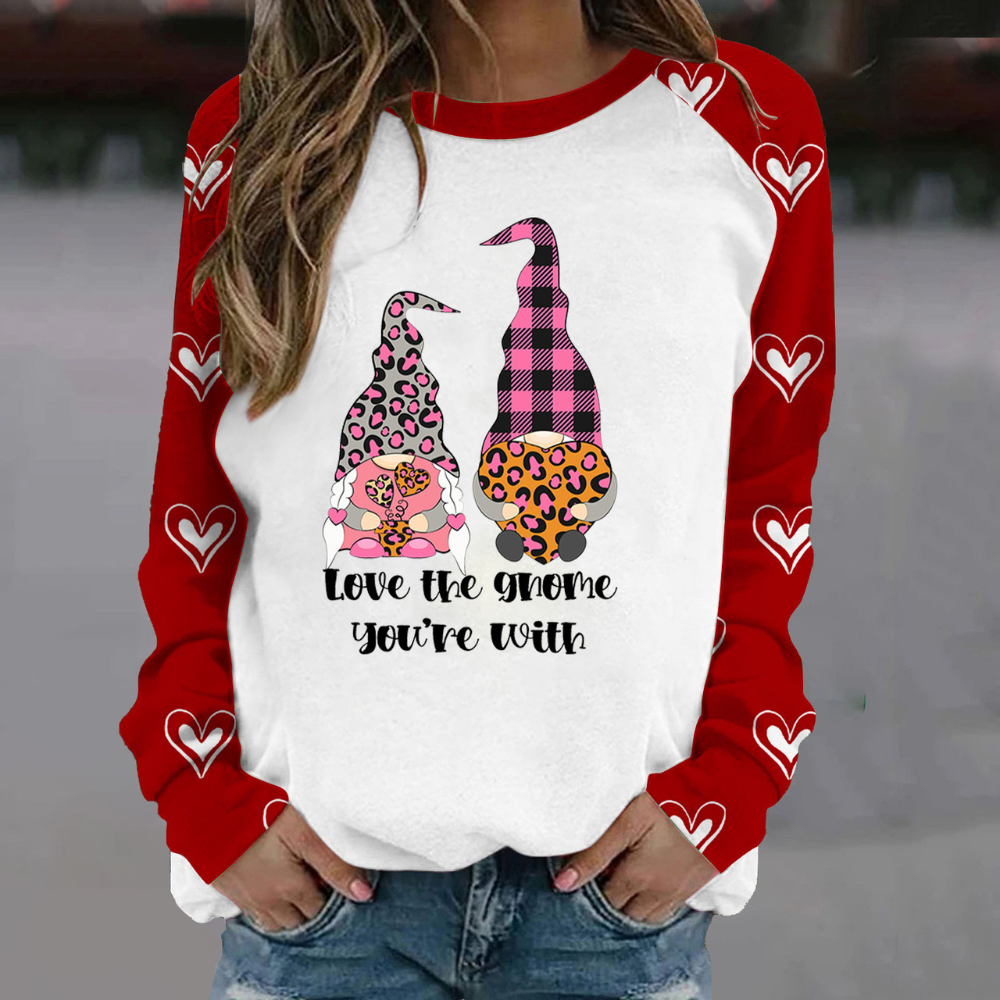 Fashion Print Long-sleeved Top Shirts