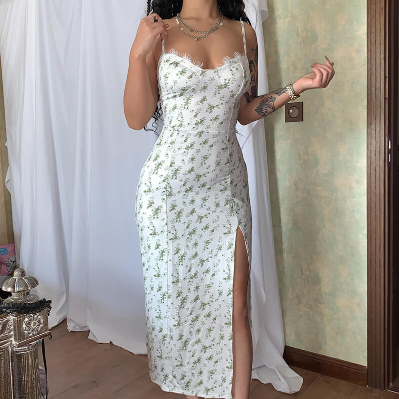 California Dreams Vintage Floral Dress