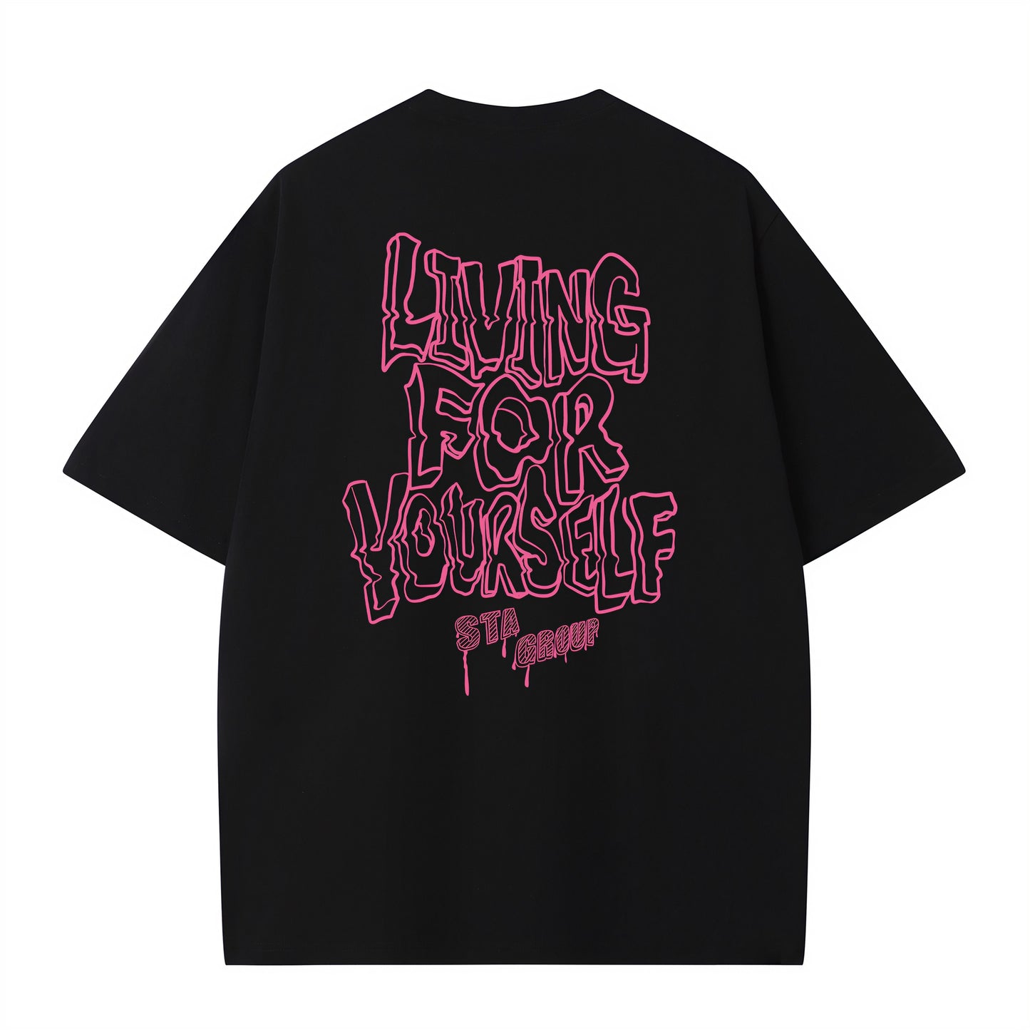 REINAREA Unisex Couples’ Vintage Heavyweight T-Shirt Loose Short-Sleeve Top