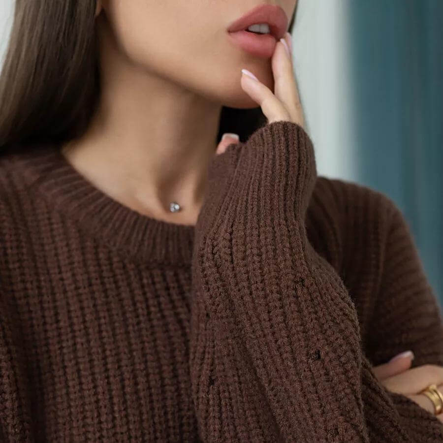 Sexy Long Sleeve Loose Sweater For Fall And Winter
