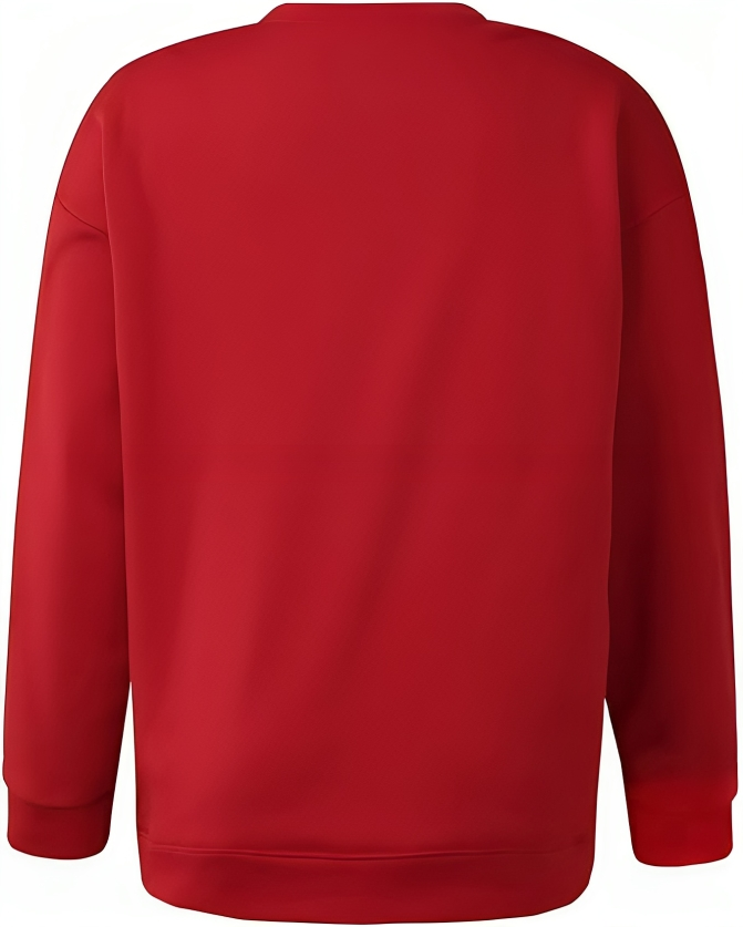 Long Sleeve Crew Neck Christmas Sweatshirt