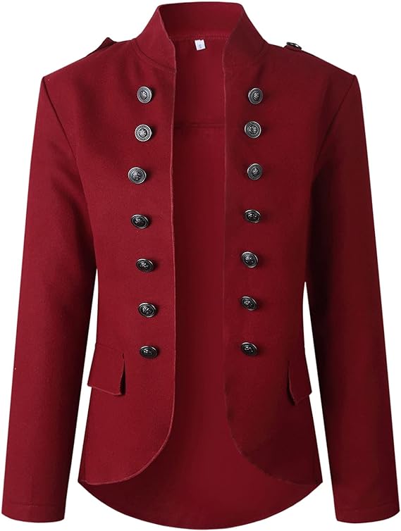 Casual Long Sleeve Button Jacket