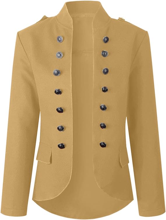Casual Long Sleeve Button Jacket