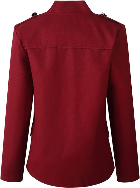 Casual Long Sleeve Button Jacket