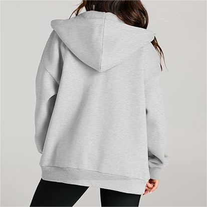 Women's Casual Drawstring Hoodie Jacket