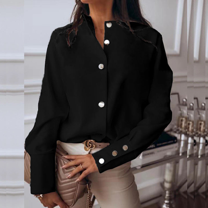 England round neck slim fit shirt