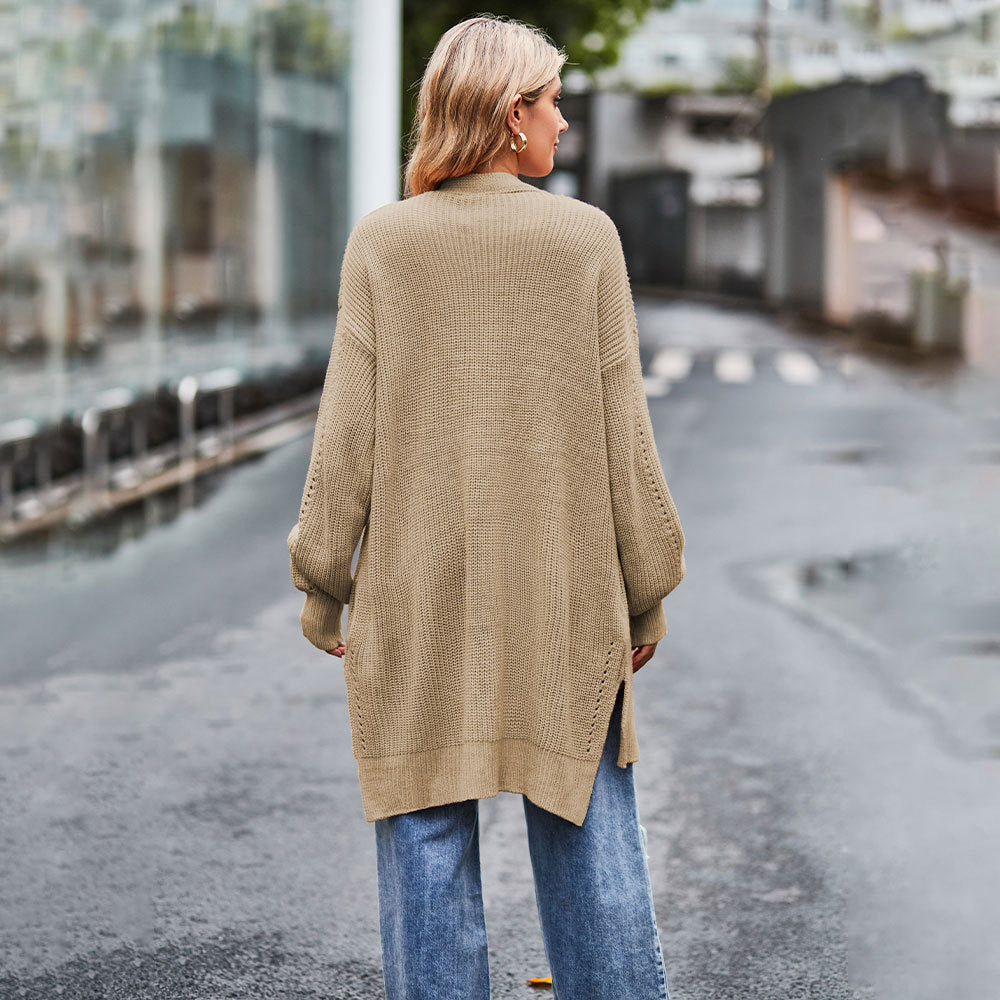 Long Sleeve Knitted Cardigan Jacket
