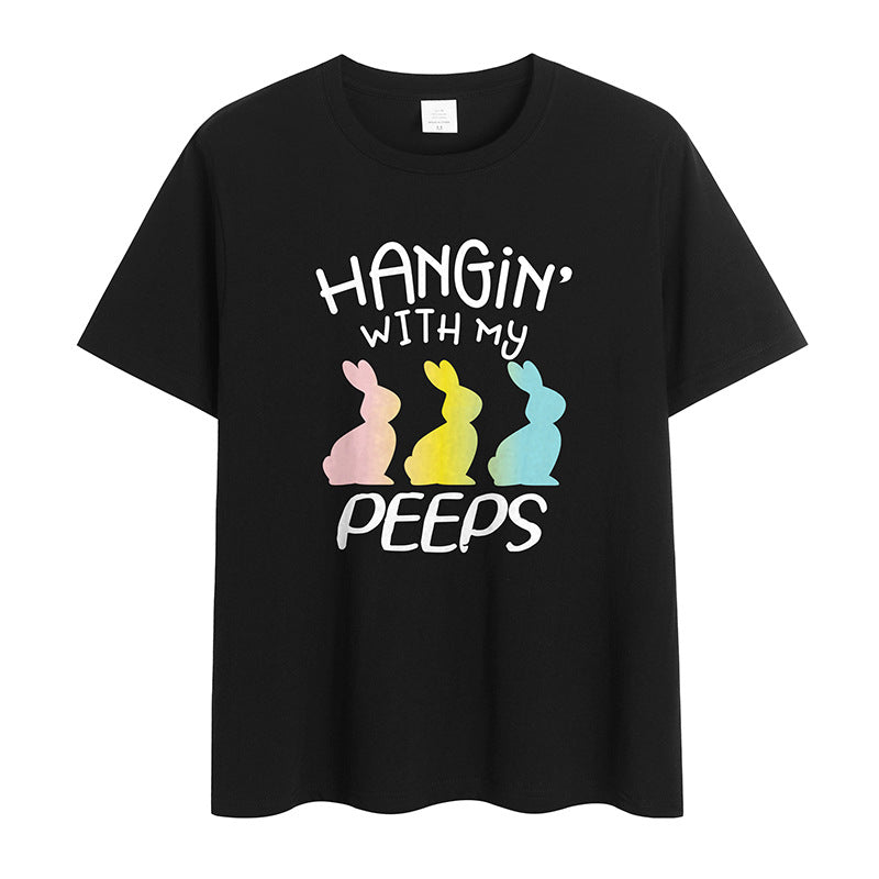 Happy Easter Hangin' With My Peeps Funny Shirt