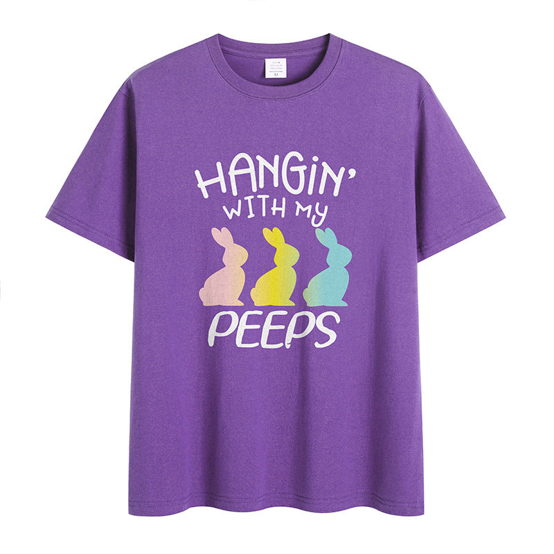 Happy Easter Hangin' With My Peeps Funny Shirt