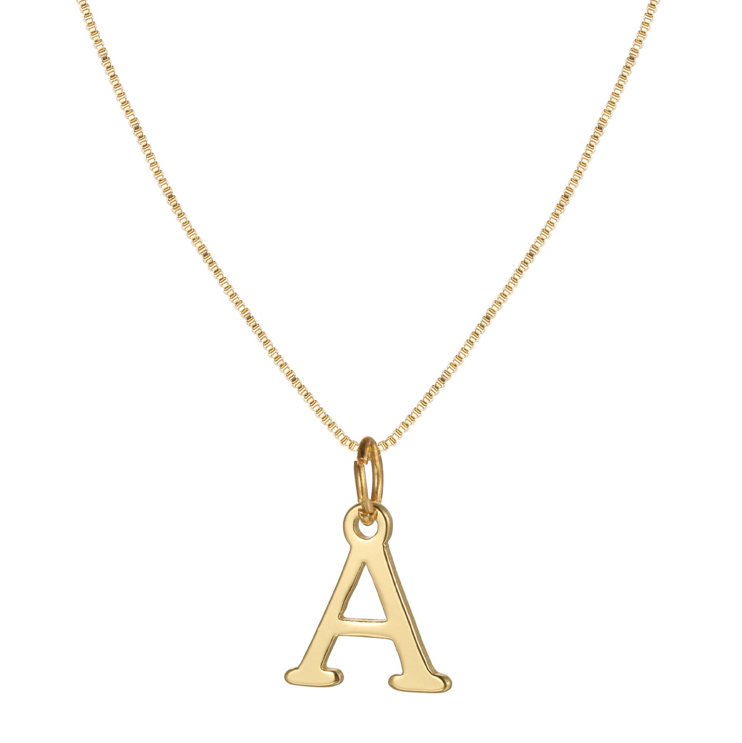 14k Gold Plated A-Z Letter Necklace Pendant for Women, Cute Personalized Jewelry, Non-Fading & Hypoallergenic, Perfect for Teens & Young Girls