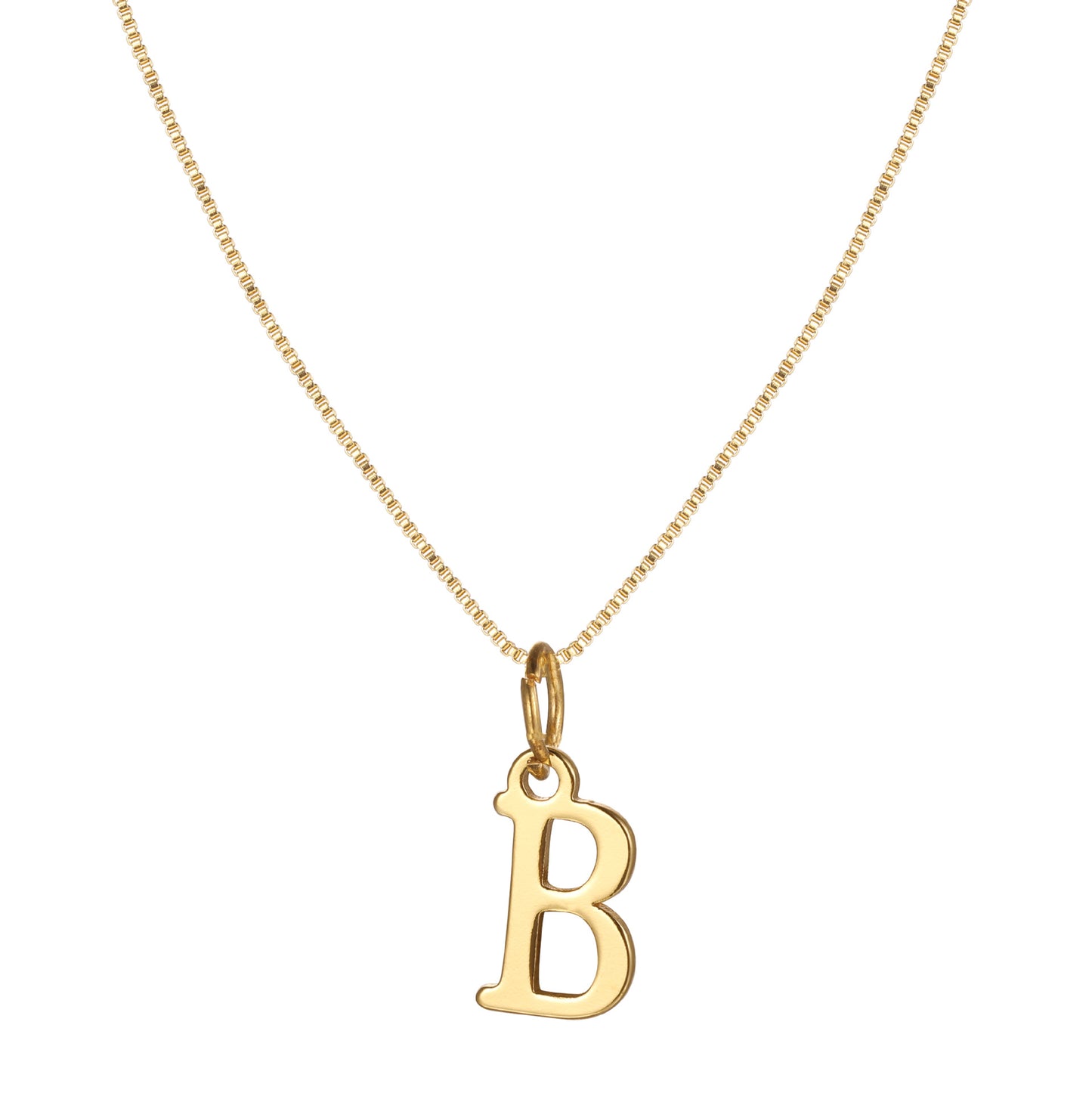 14k Gold Plated A-Z Letter Necklace Pendant for Women, Cute Personalized Jewelry, Non-Fading & Hypoallergenic, Perfect for Teens & Young Girls