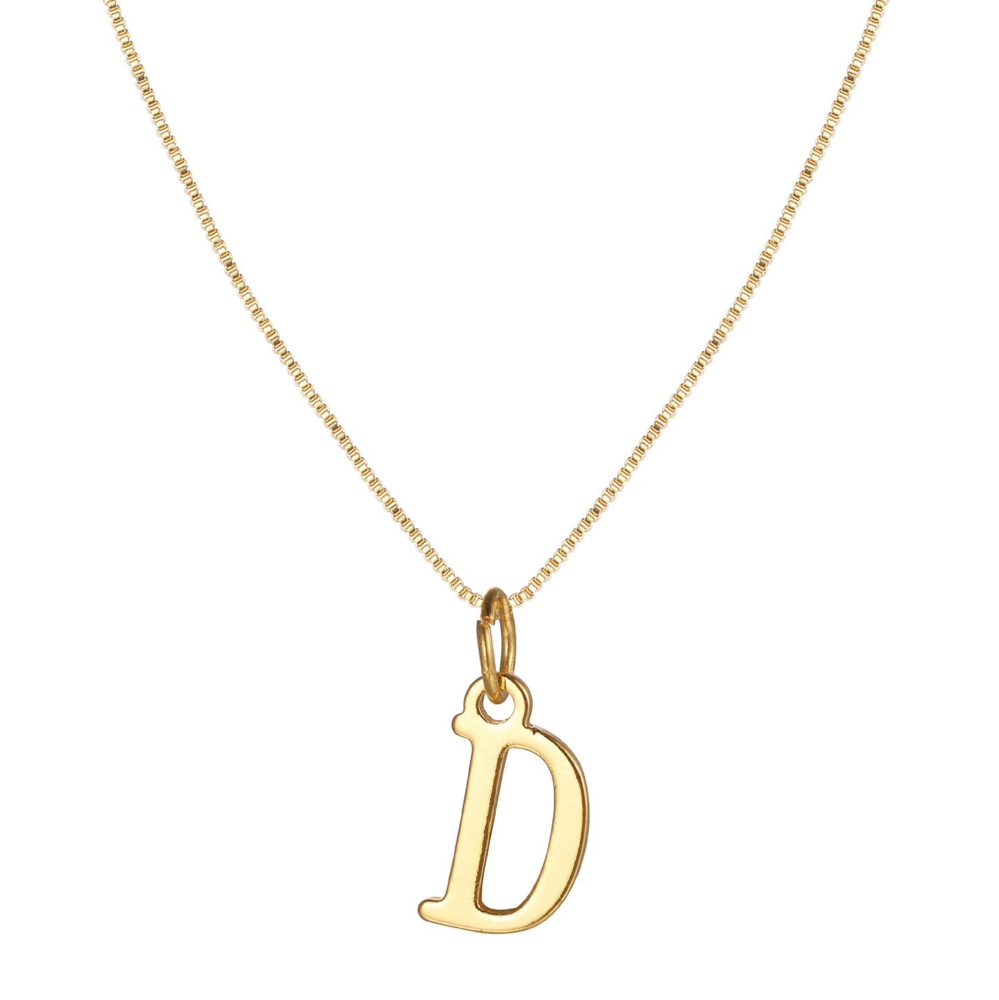 14k Gold Plated A-Z Letter Necklace Pendant for Women, Cute Personalized Jewelry, Non-Fading & Hypoallergenic, Perfect for Teens & Young Girls
