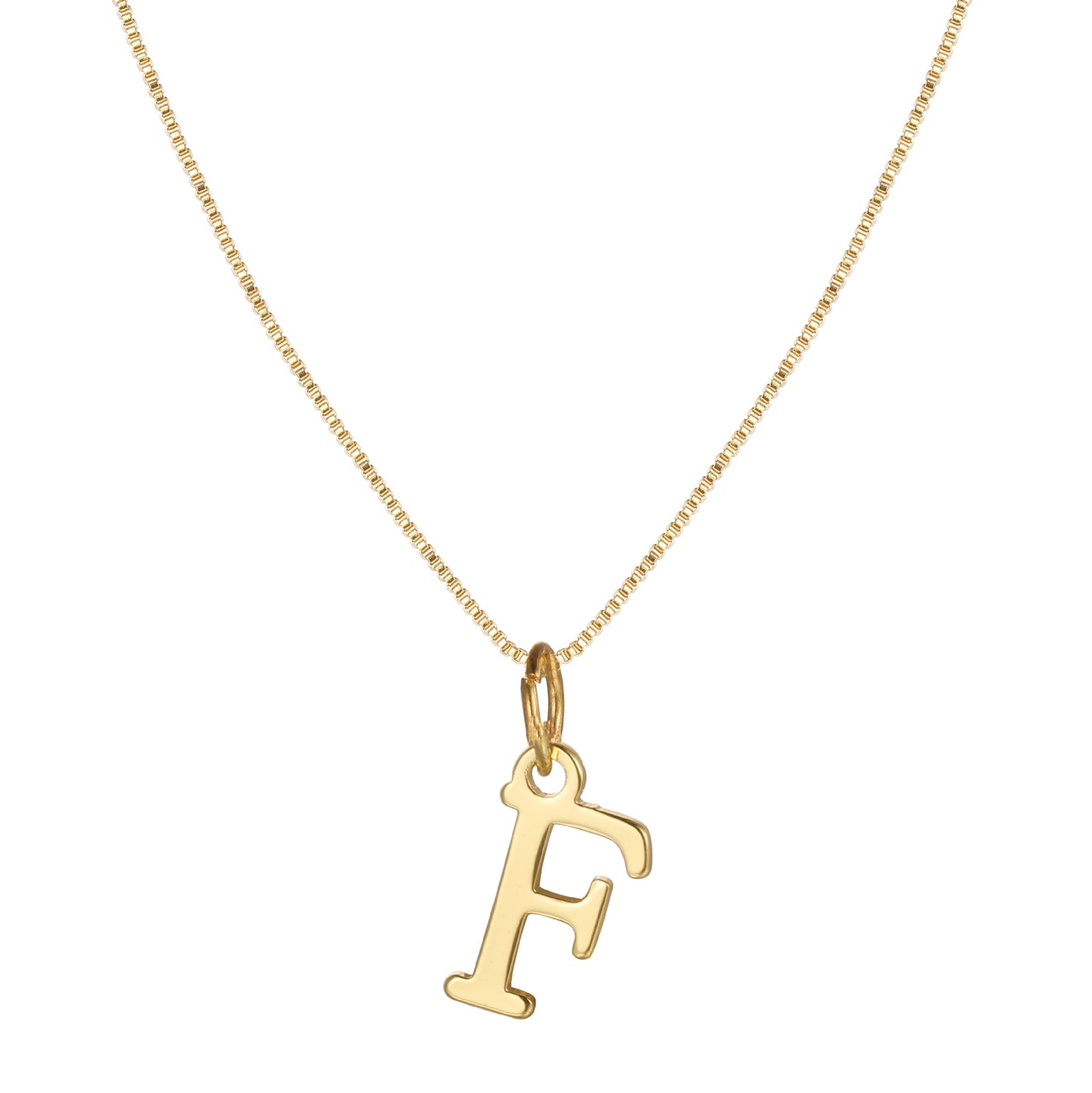 14k Gold Plated A-Z Letter Necklace Pendant for Women, Cute Personalized Jewelry, Non-Fading & Hypoallergenic, Perfect for Teens & Young Girls