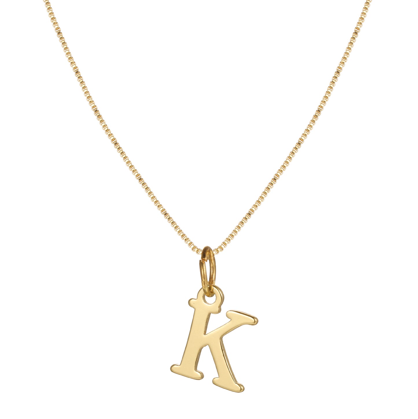 14k Gold Plated A-Z Letter Necklace Pendant for Women, Cute Personalized Jewelry, Non-Fading & Hypoallergenic, Perfect for Teens & Young Girls