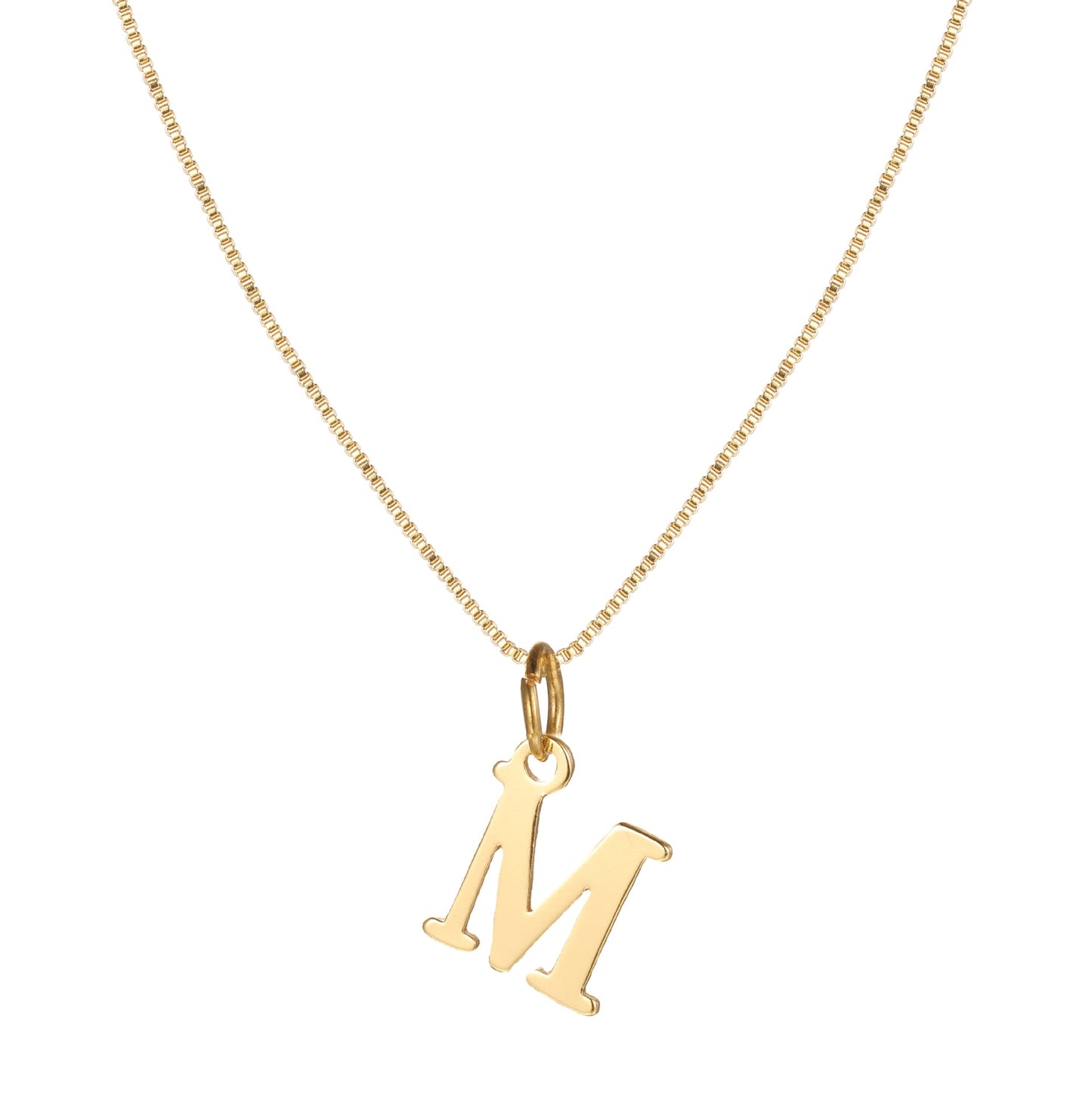 14k Gold Plated A-Z Letter Necklace Pendant for Women, Cute Personalized Jewelry, Non-Fading & Hypoallergenic, Perfect for Teens & Young Girls