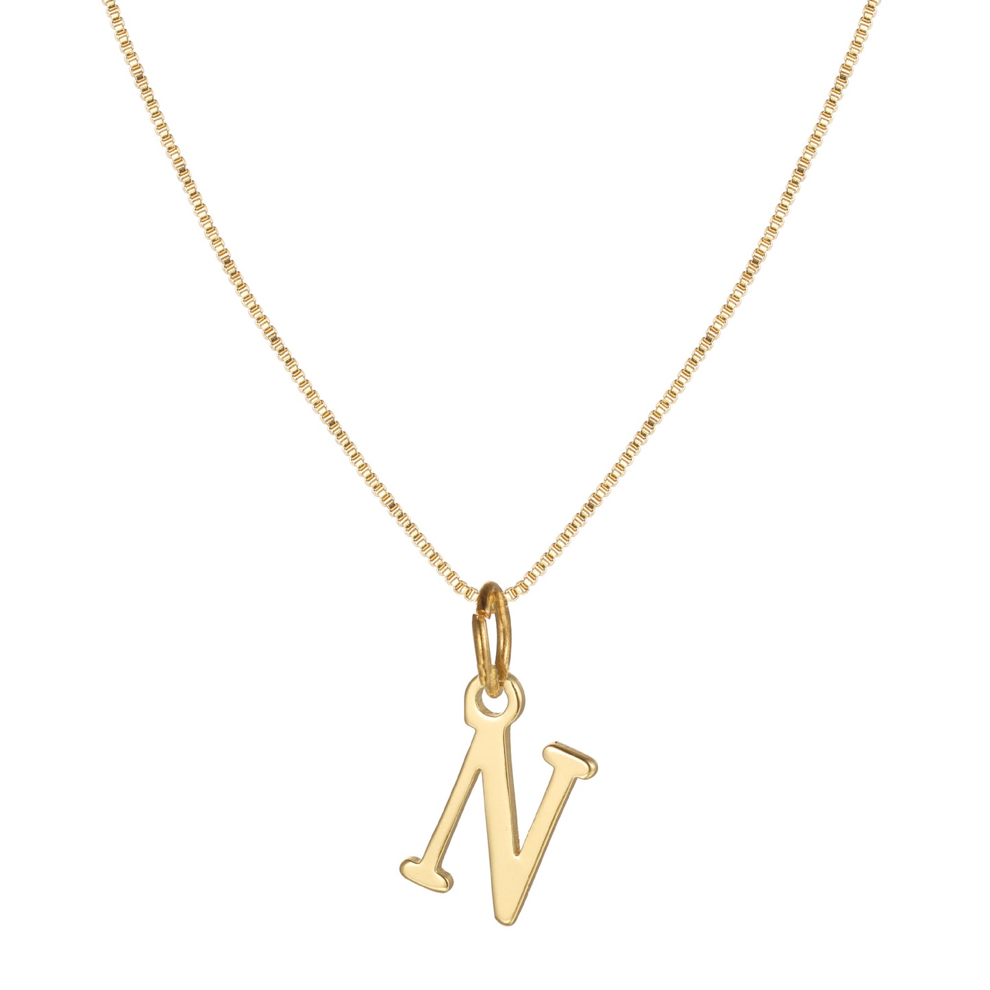14k Gold Plated A-Z Letter Necklace Pendant for Women, Cute Personalized Jewelry, Non-Fading & Hypoallergenic, Perfect for Teens & Young Girls
