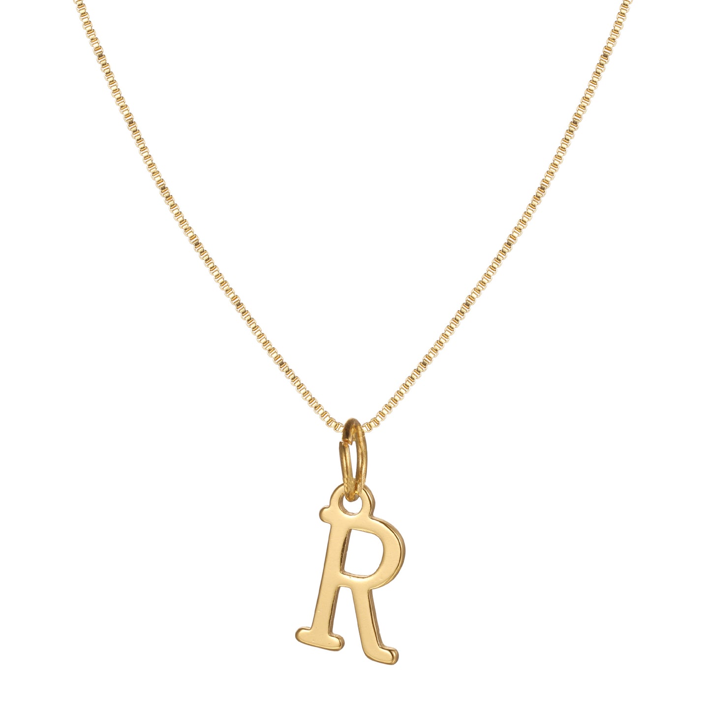 14k Gold Plated A-Z Letter Necklace Pendant for Women, Cute Personalized Jewelry, Non-Fading & Hypoallergenic, Perfect for Teens & Young Girls