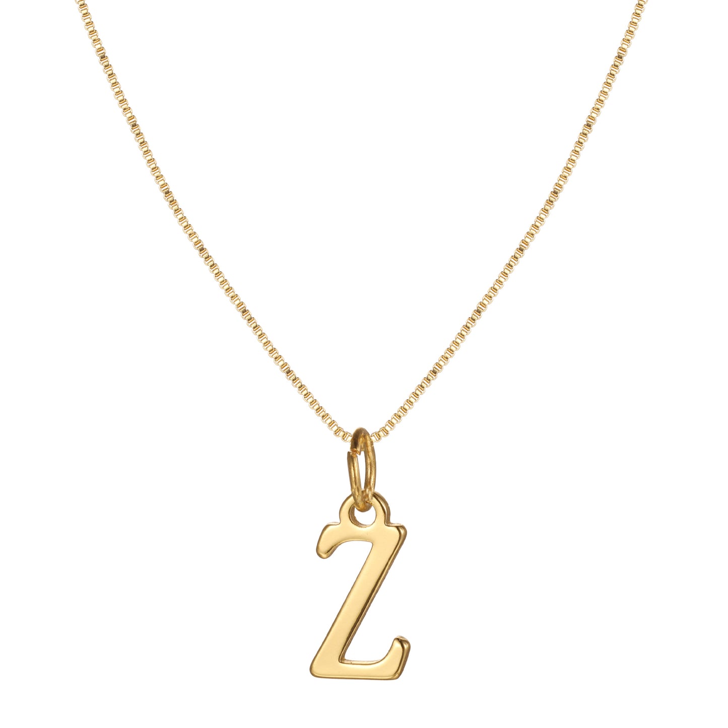 14k Gold Plated A-Z Letter Necklace Pendant for Women, Cute Personalized Jewelry, Non-Fading & Hypoallergenic, Perfect for Teens & Young Girls