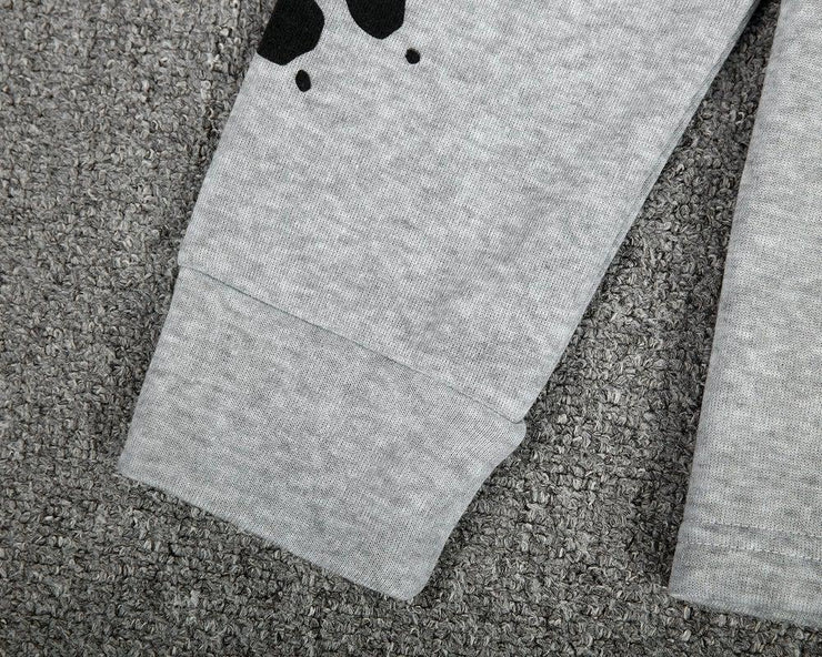 Pet Love Cat or Dog Paw Print Buttoned Sweatshirt