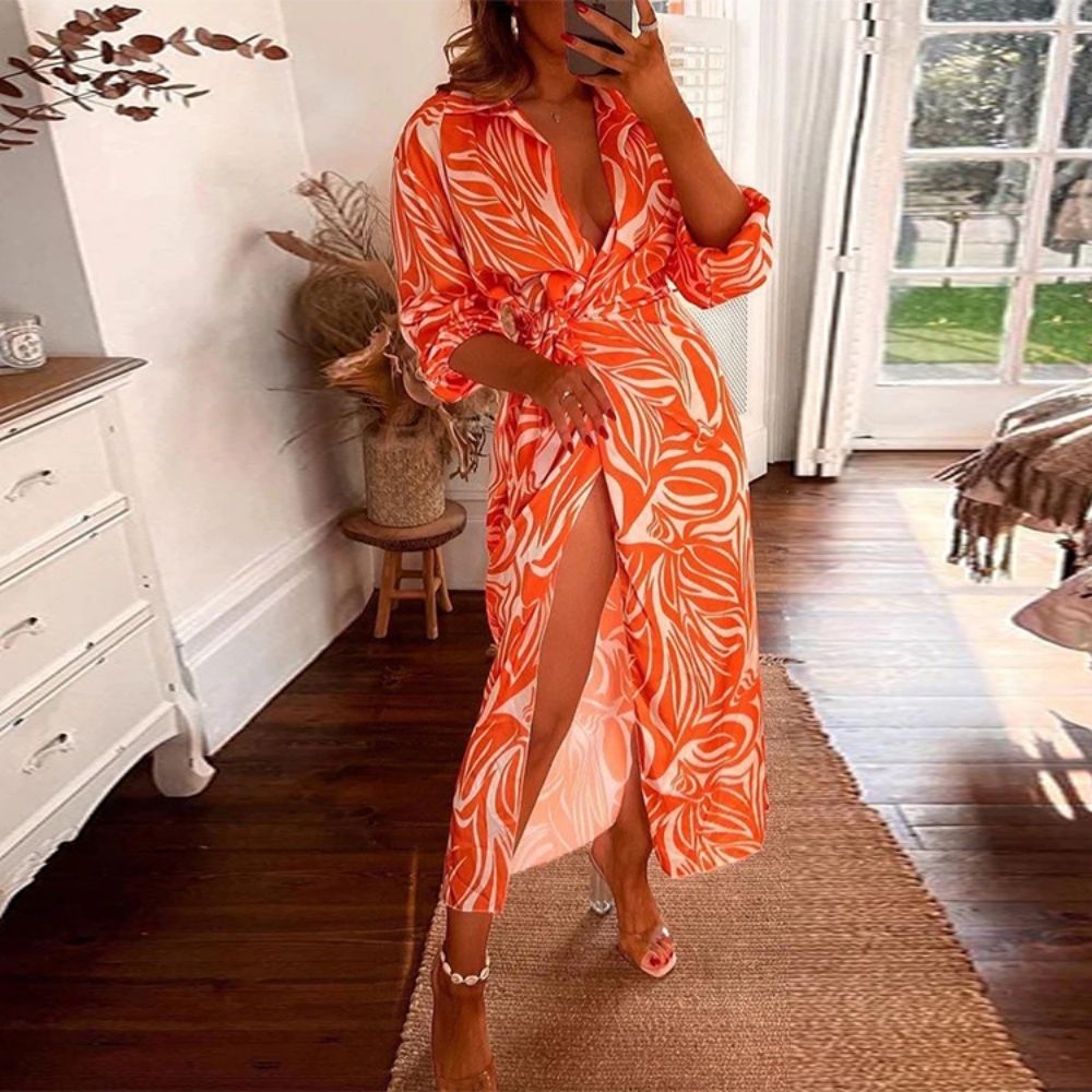 Summer Fashion Print Sexy Dress