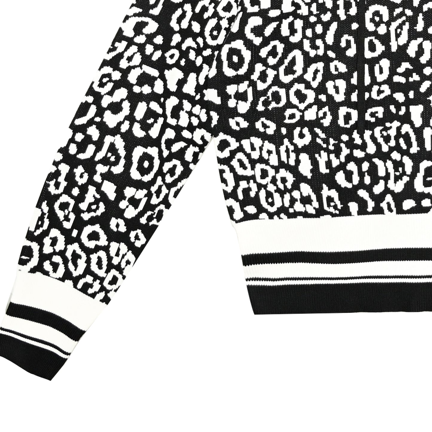 Animal Print Long Sleeve Casual Pullover Hoodie