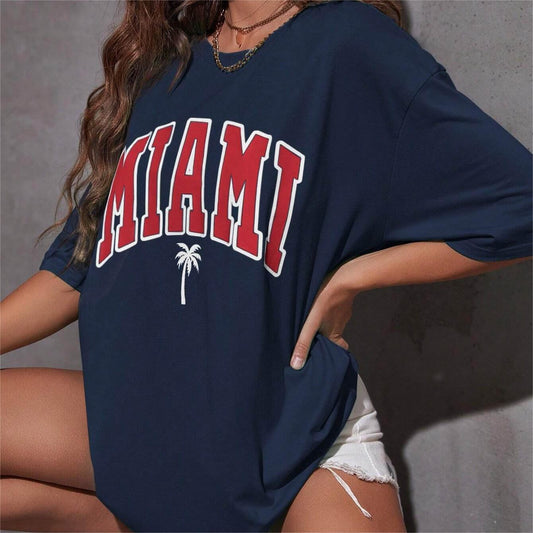 Letter Graphic Drop Shoulder Tee