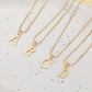 14k Gold Plated A-Z Letter Necklace Pendant for Women, Cute Personalized Jewelry, Non-Fading & Hypoallergenic, Perfect for Teens & Young Girls