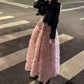 REINAREA New Spring Summer Women's Pleated Cake Tutu Tulle Skirt