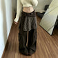 REINAREA | Maillard Cargo Jeans With Butt Cover Panel | Women Baggy Wide Leg Pants | 2026 Spring Coffee Straight Trousers